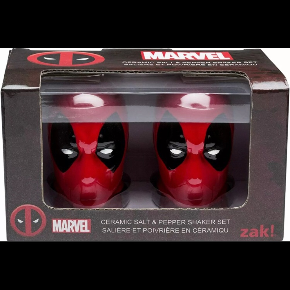 Marvel Deadpool Ceramic Salt Pepper Gift Set